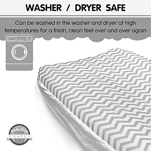 Lessy Messy Baby Changing Pad Cover – The Only Changing Pad Cover That is Waterproof and Changing Table pad Safe for The Washer and Dryer (Grey) | The Storepaperoomates Retail Market - Fast Affordable Shopping