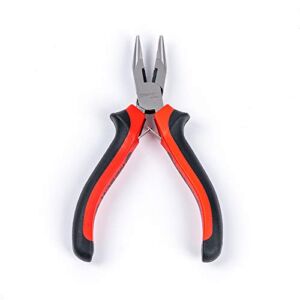 4.7 Inch Needle Nose Pliers – Jewelry Pliers with Wire Cutter Function – Small Pliers – Suitable for Bending Steel Wire, Jewelry Making, Small Object Grabbing, Handmade, Etc.