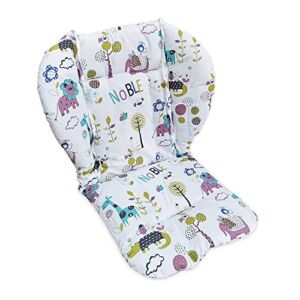 High Chair Pad,highchair seat, highchair Cushion, seat Pad，Soft and Comfortable, Light and Breathable, Cute Patterns, Make The Baby More Comfortable(Jungle Animal Pattern)