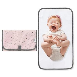 Baby Changing Pad, Diaper Changing Pad Waterproof- Portable Changing Pad Lightweight & Compact – Travel Changing Pad for Newborn Baby-Changing Pad Portable Available in Lovely Patterns – by Vivilov