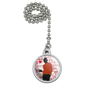 GRAPHICS & MORE A Nightmare on Elm Street Freddy Ceiling Fan and Light Pull Chain