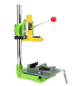 Floor Drill Press stand with cast iron vise/Rotary Tool Workstation Drill Press Work Station/Stand Table for Drill Workbench Repair,Drill Press Table,Table Top Drill Press90° Rotating Fixed Frame