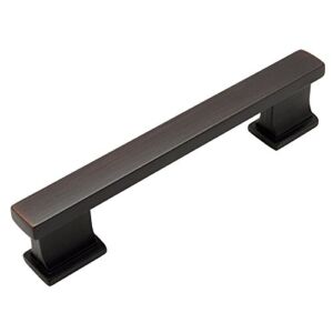 10 Pack – Cosmas 702-5ORB Oil Rubbed Bronze Contemporary Cabinet Hardware Handle Pull – 5″ Inch (128mm) Hole Centers