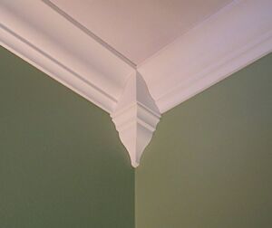 Package of 4 Crown Molding Corner Inside Block for 5-5 1/4″ Inch Crown Molding