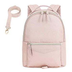 mommore Fashion Toddler Backpack for Girls with Safety Leash for Kids Age 1-3, Pink