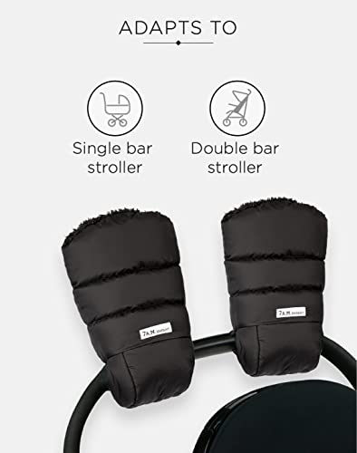 7AM Enfant Stroller Warmmuffs – Plush Hand Warmers with Anti- Freeze, Cold Weather, Water Repellent & Warm Hand Gloves for Pushchair, Pram, Stroller & Car Seat Bar | The Storepaperoomates Retail Market - Fast Affordable Shopping