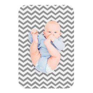 Lessy Messy-Diaper Changing Mat: Travel Changing Pad-The Only Baby Changing Mat That is Washer Dryer Safe Portable Changing pad for Baby Extra Large Wipeable Changing pad (Grey)