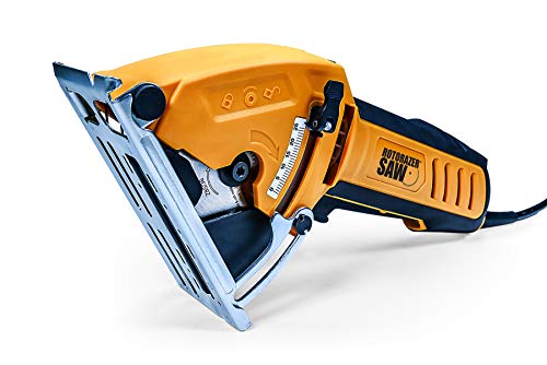 Official ROTORAZER Compact Circular Saw Set DIY Projects -Cut Drywall, Tile, Grout, Metal, Pipes, PVC, Plastic, Copper, Carpet w Blades, Dust Collector & Case AS SEEN ON TV | The Storepaperoomates Retail Market - Fast Affordable Shopping