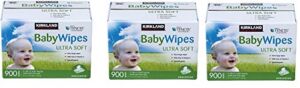 Kirkland Signature Baby Wipes, zKixFp, 3 Boxes of 900 Wipes
