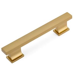 10 Pack – Cosmas 702-5GC Gold Champagne Contemporary Cabinet Hardware Handle Pull – 5″ Inch (128mm) Hole Centers