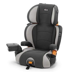 Chicco KidFit Zip 2-in-1 Belt Positioning Booster Car Seat, Steel Grey