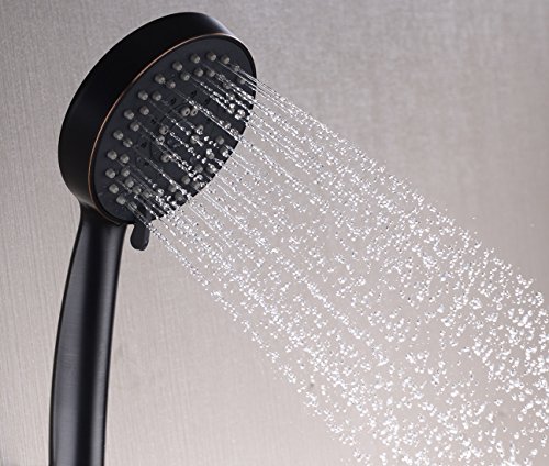 5 Function Handheld Shower Head – High Pressure Bath Spa Fixture, 4″ Oil Rubbed Bronze Finished | The Storepaperoomates Retail Market - Fast Affordable Shopping