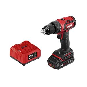SKIL PWR CORE 20 Brushless 20V 1/2 Inch Drill Driver Includes 2.0Ah Lithium Battery and Standard Charger – DL529303