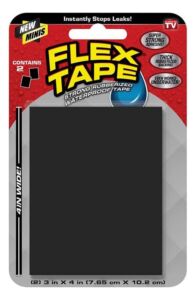 Flex Seal Tape Mini Super Strong Waterproof Tape, Black FLEX – TFSBLKMINI-8