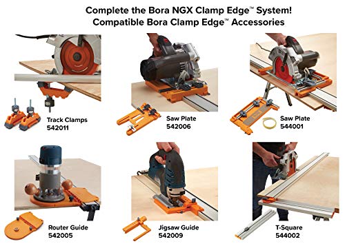 BORA 50″ NGX Clamp Edge Extension, Straight Cut Guide for Circular Saws | Add 50-Inches to Your NGX Clamp Edge, 544060 | The Storepaperoomates Retail Market - Fast Affordable Shopping