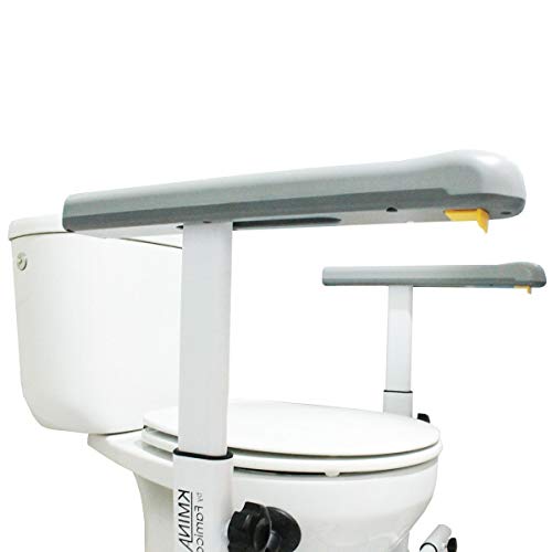 KMINA – Toilet Safety Rails for Elderly (330 lbs), Toilet Rails for Elderly Free Standing Adjustable Height Width, Heavy Duty Toilet Safety Frame with Arms, Handicap Toilet Seat, Easy Installation | The Storepaperoomates Retail Market - Fast Affordable Shopping