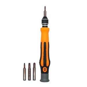 Screwdriver for Ring Doorbell Replacement, TECKMAN 5 in 1 Ring Doorbell Screwdriver Bit Set for Battery Change and Fit for 1; 2; & Pro Version