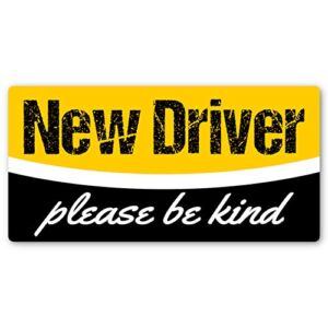 Student Driver Sticker | Easily Removable Just Like a Magnet but It Sticks Anywhere + Keep Your New Driver Safe with a Design That’s Not Embarrassing