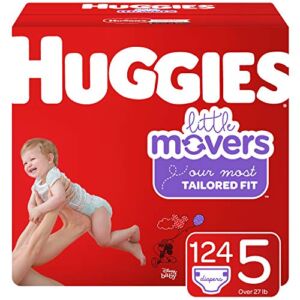 Huggies Overnites Nighttime Diapers, Size 5 (124 Count)