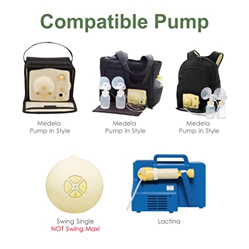 Maymom MyFit Flange Set, Two-Piece Breast Shield (27mm Large) Connector Valve Membrane Compatible with Medela Breast Pumps (Pump in Style Advanced, Lactina, Symphony) Not Original Medela Pump Parts | The Storepaperoomates Retail Market - Fast Affordable Shopping