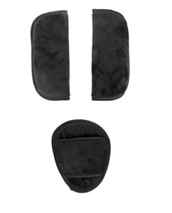Harness Chest and Buckle Clip Safety Replacements Compatible with Clek liing, foonf and fllo Infant Baby and Convertible Car Seats (3pc Car Seat Cushion Pads)