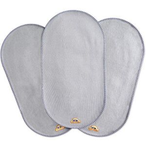 BlueSnail Waterproof Changing Pad Liners 3 Count (14″X26.5″, Gray) Bassinet Pad Liner