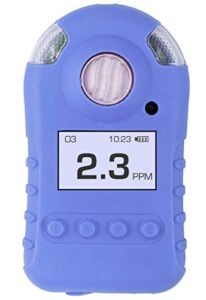 OZONE Meter | Mini Series | USA NIST Calibration | USB Recharge | Sound, Light, Vibration Alarms | 0-20ppm Ozone Detector |