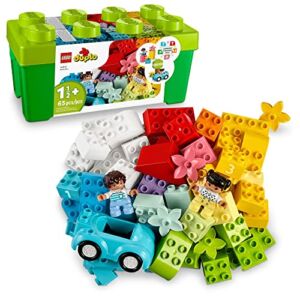 LEGO DUPLO Classic Brick Box 10913 Building Toy Set for Kids, Toddler Boys and Girls Ages 18mos+ (65 Pieces)