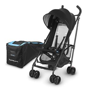 UPPAbaby G-LITE Stroller – Jake (Black/Carbon) + G-LITE Travel Bag
