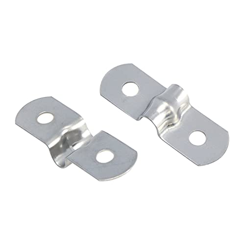 Sydien 50Pcs M5 Two Hole Strap U Bracket Tube Strap Stainless Steel Rigid Pipe Strap Clamp | The Storepaperoomates Retail Market - Fast Affordable Shopping