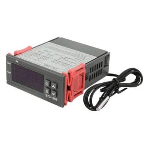 XINGYHENG STC-1000 DC 110V-220V 10A Microcomputer Digital Display Temperature Controller Thermostat Control Switch 2 Relay Output Cooling Heating  and NTC 10K Thermistor Sensors Temperature Probe