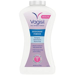 Vagisil Deodorant Powder Talc-Free – 8 oz, Pack of 5