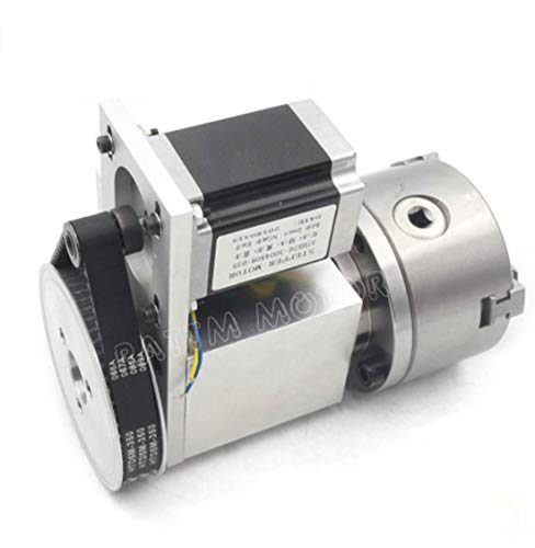 CNC Rotary Axis 4th Axis with 3 Jaw Chuck,K11-80mm Hollow Shaft Dividing Head Rotational A Axis,with 65mm Tailstock Reducing Ratio:6:1 for CNC Router,Engraving Machine,Lathe Milling Machine | The Storepaperoomates Retail Market - Fast Affordable Shopping