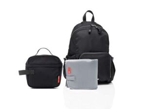 Storksak Hero Backpack Diaper Bag, Black, One Size