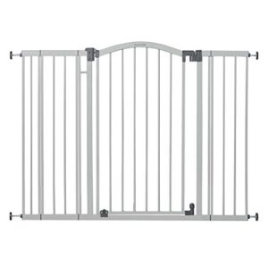 Summer Infant Extra Tall & Extra Wide Safety Gate, 29.5 – 53 Inch Wide & 38″ Tall, for Doorways & Stairways, with Auto-Close & Hold-Open, Grey