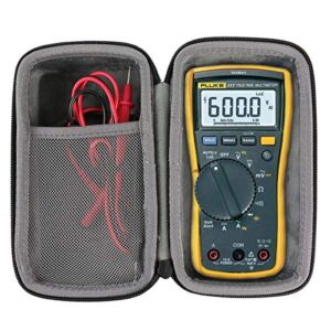 Hard Travel Case replacement for Fluke 117 Electricians True RMS Multimeter by co2crea