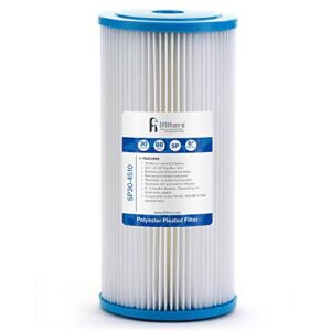 Sediment Pleated Water Filter City or Well Water, Washable 4.5″ x 10″, 30 Micron
