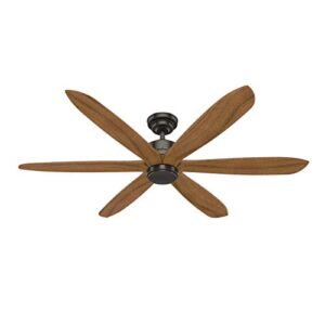 Hunter Rhinebeck Indoor Ceiling Fan with Wall Control, 58″, Noble Bronze