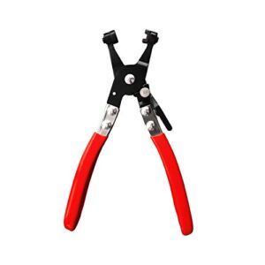 Professional Hose Clamp Pliers Repair Tool Swivel Flat Band for Removal and Installation of Ring-Type or Flat-Band Hose Clamps