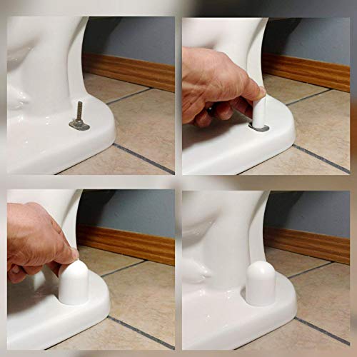 Grand EZ Toilet Bolt Caps – Pair, Universal One Size Fits All, No Need To Cut The Bolt and No Tools Required! | The Storepaperoomates Retail Market - Fast Affordable Shopping