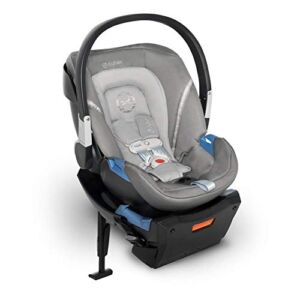 CYBEX Aton 2 with SensorSafe, Convertible Car Seat, Ultra-Lightweight Infant Seat, Real-Time Mobile App Safety Alerts, Removable Newborn Insert, Side-Impact Protection, Manhattan Grey