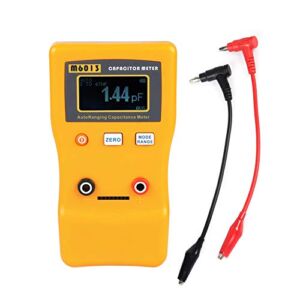 Capacitor Meter,M6013 LCD High Precision Capacitor Meter Professional Measuring Capacitance Resistance,Capacitor Tester