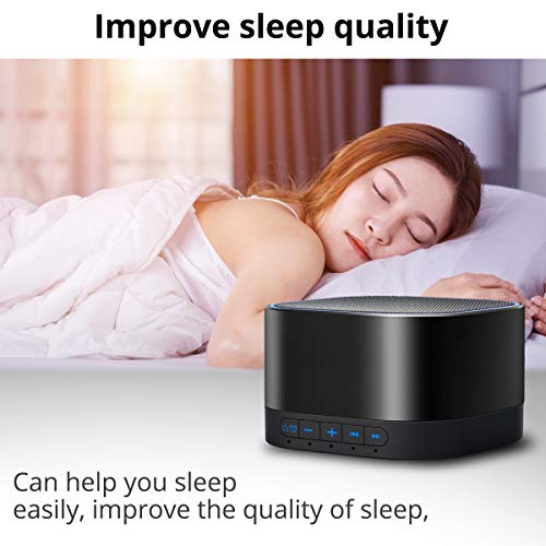 Magicteam Sound Machines White Noise Machine with 20 Non Looping Natural Soothing Sounds and Memory Function 32 Levels of Volume Powered by AC or USB and Sleep Sound Timer Therapy for Baby Kids Adults | The Storepaperoomates Retail Market - Fast Affordable Shopping