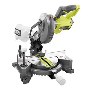 RYOBI 18-Volt ONE+ Cordless 7-1/4 in. Compound Miter Saw (Tool Only) with Blade