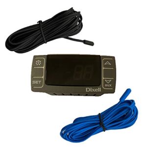 New Dixell Model: XR06CX (for Refrigerators) Digital Temperature Control Panel Thermostat with 2 Temperature Sensor Probes Included 120v / Technician Ready by Xiltek