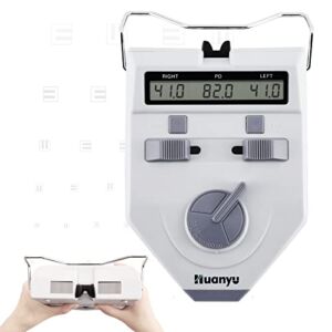 Huanyu Digital Pupilometer 45-82mm PD Meter Pupil Distance Meter 0.1-0.5mm Accuracy Adjustable 30s-3min Automatic Shutdown Setting 30cm-+∞ Distance Setting Optical Instrument CE Approved (LY-9AT)