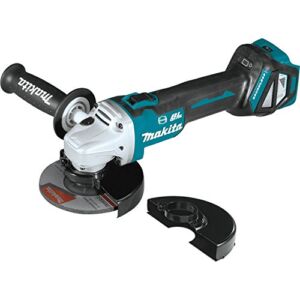 Makita XAG17ZU 18V LXT® Lithium-Ion Brushless Cordless 4-1/2” / 5″ Cut-Off/Angle Grinder, with Electric Brake and AWS®, Tool Only