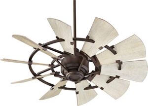 Quorum International Windmill 44″ Ceiling Fan – Oiled Bronze – 94410-86
