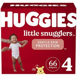 Huggies Little Snugglers Diapers, Size 4