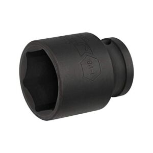 Jetech 1/2 Inch Drive 1-1/8 Inch Standard Impact Socket, Made with Chrome Molybdenum Alloy Steel, Heat Treated, 6-Point Design, SAE